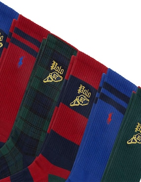 Set de calceta Polo Ralph Lauren para hombre 6 pares