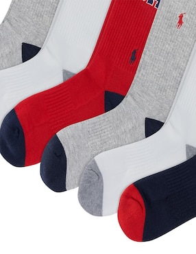 Set de calceta comfort Polo Ralph Lauren para hombre 6 pares