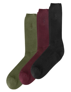 Set de calcetín comfort Polo Ralph Lauren de algodón para hombre 3 pares