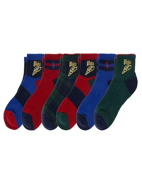 Set de tín Polo RL para hombre 6 pares