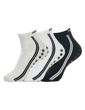 Set de tín antiderrapante John Henry de algodón para hombre 3 pares