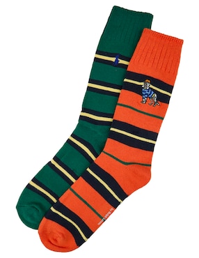 Set de calcetín Polo Ralph Lauren de algodón para hombre 2 pares