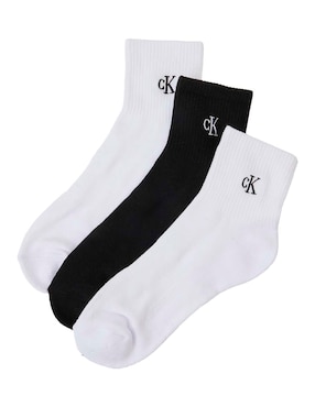 Set de calceta Calvin Klein de algodón para hombre 3 pares
