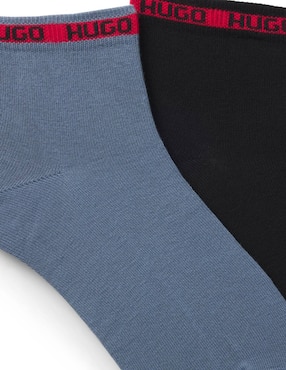 Tín Hugo de algodón para hombre 2 pares