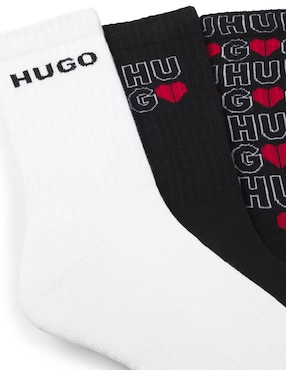 Set de calcetín Hugo de algodón para hombre 3 pares
