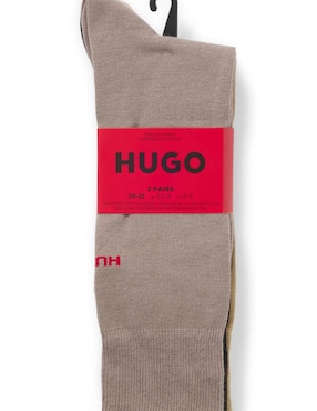 Set de calceta Hugo de algodón para hombre 3 pares