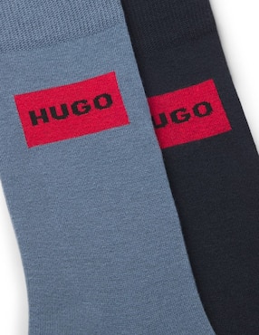 Set de calceta Hugo de algodón para hombre 2 pares