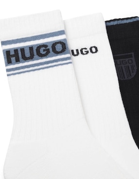 Set de calcetín Hugo de algodón para hombre 3 pares