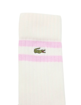 Calceta Lacoste de algodón para hombre 2 pares