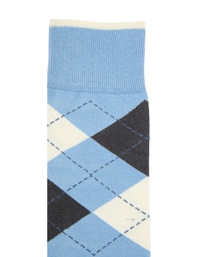 Calcetín Punto Blanco de algodón para hombre