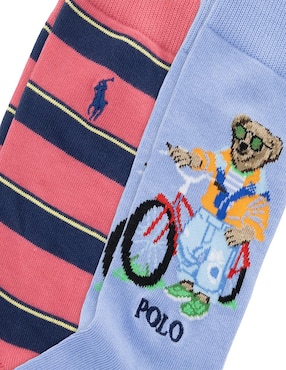 Set de calcetín comfort Polo Ralph Lauren de algodón para hombre 2 pares