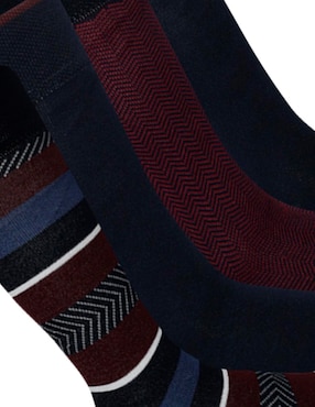 Set de calcetín Perry Ellis de bambú para hombre 4 pares