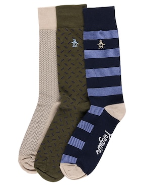 Set de calcetín Original Penguin de bambú para hombre 3 pares