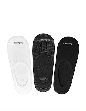 Protector de pie 2B invisible Clarks para hombre 3 pares