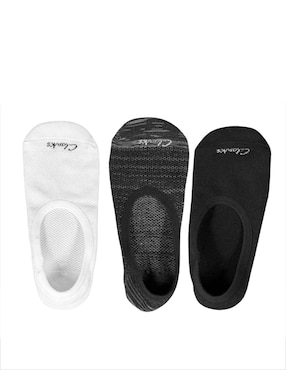 Protector de pie 2B invisible Clarks para hombre 3 pares