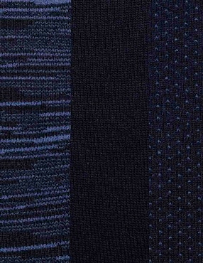 Set de calcetín Jbe de bambú para hombre 3 pares