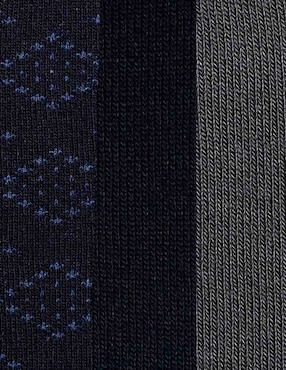 Set de calcetín Jbe de bambú para hombre 3 pares