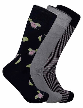Set de calcetín Jbe de bambú para hombre 3 pares