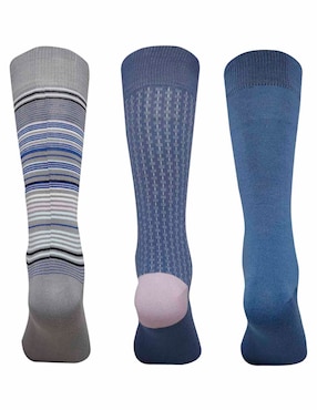 Set de calcetín Jbe de bambú para hombre 3 pares