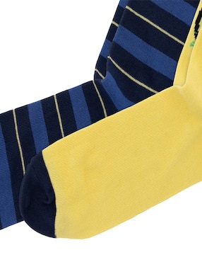 Set de calcetín Polo RL de algodón para hombre 2 pares
