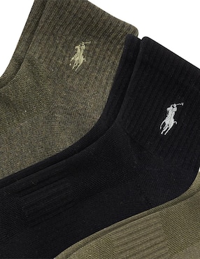 Set de tín Polo RL de algodón para hombre 6 pares