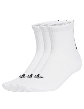 Set de calceta Adidas Originals de algodón para hombre 3 pares