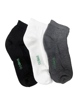 Set de tin transpirable JBE de bambú para hombre 3 pares