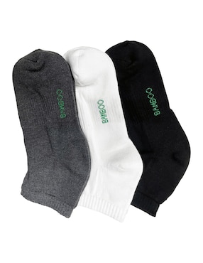 Set de tin transpirable JBE de bambú para hombre 3 pares