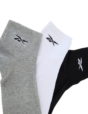 Set de tín comfort Reebok de algodón para hombre 3 pares