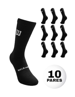 Calceta transpirable Wilson para hombre 10 pares