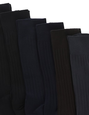 Set de calceta comfort JBE de algodón para hombre 6 pares