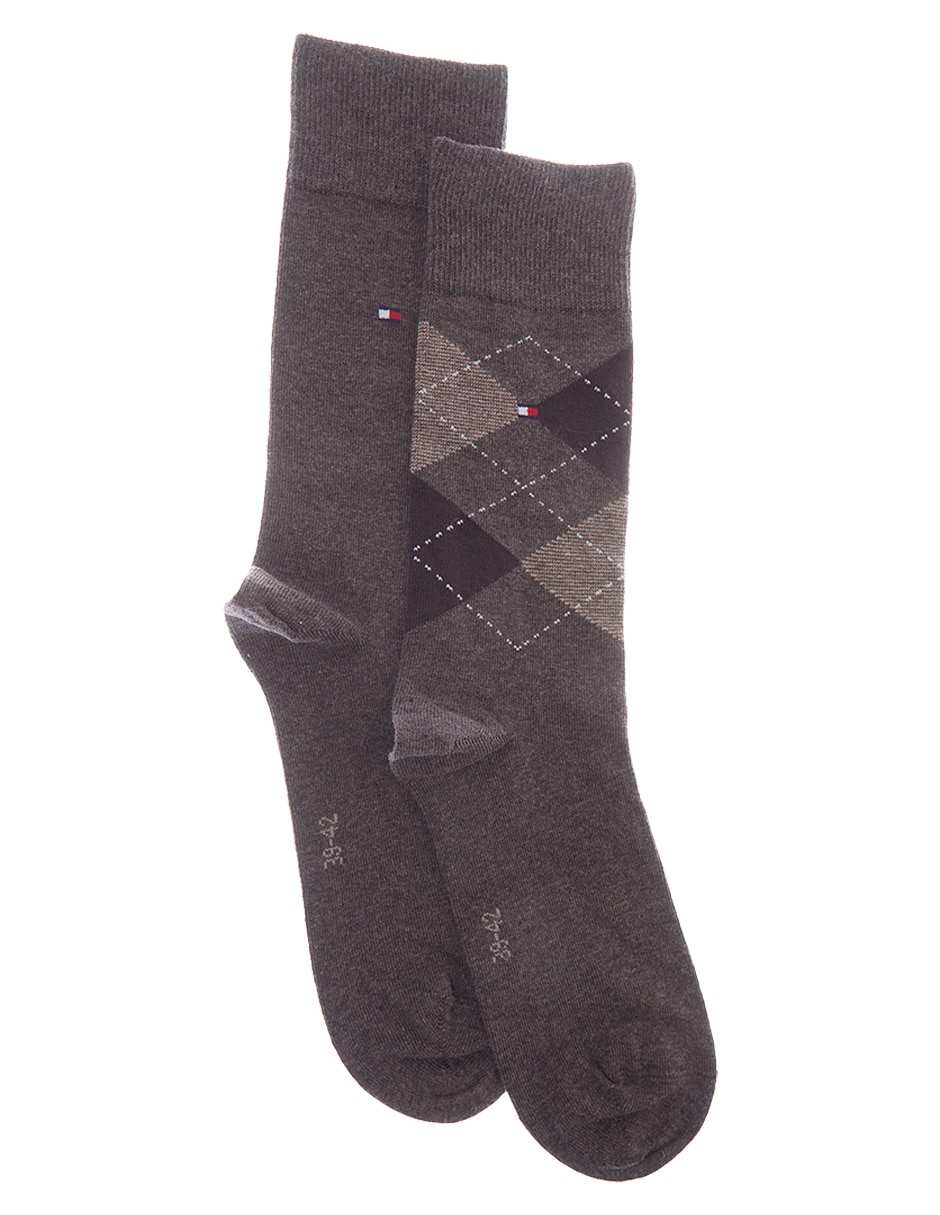 Set de calceta de algodón para hombre 2 pares Set de calceta de algodón para hombre 2 pares