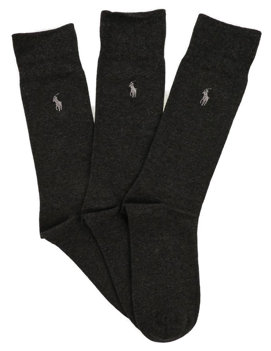 Set de calceta comfort de algodón para hombre 3 pares