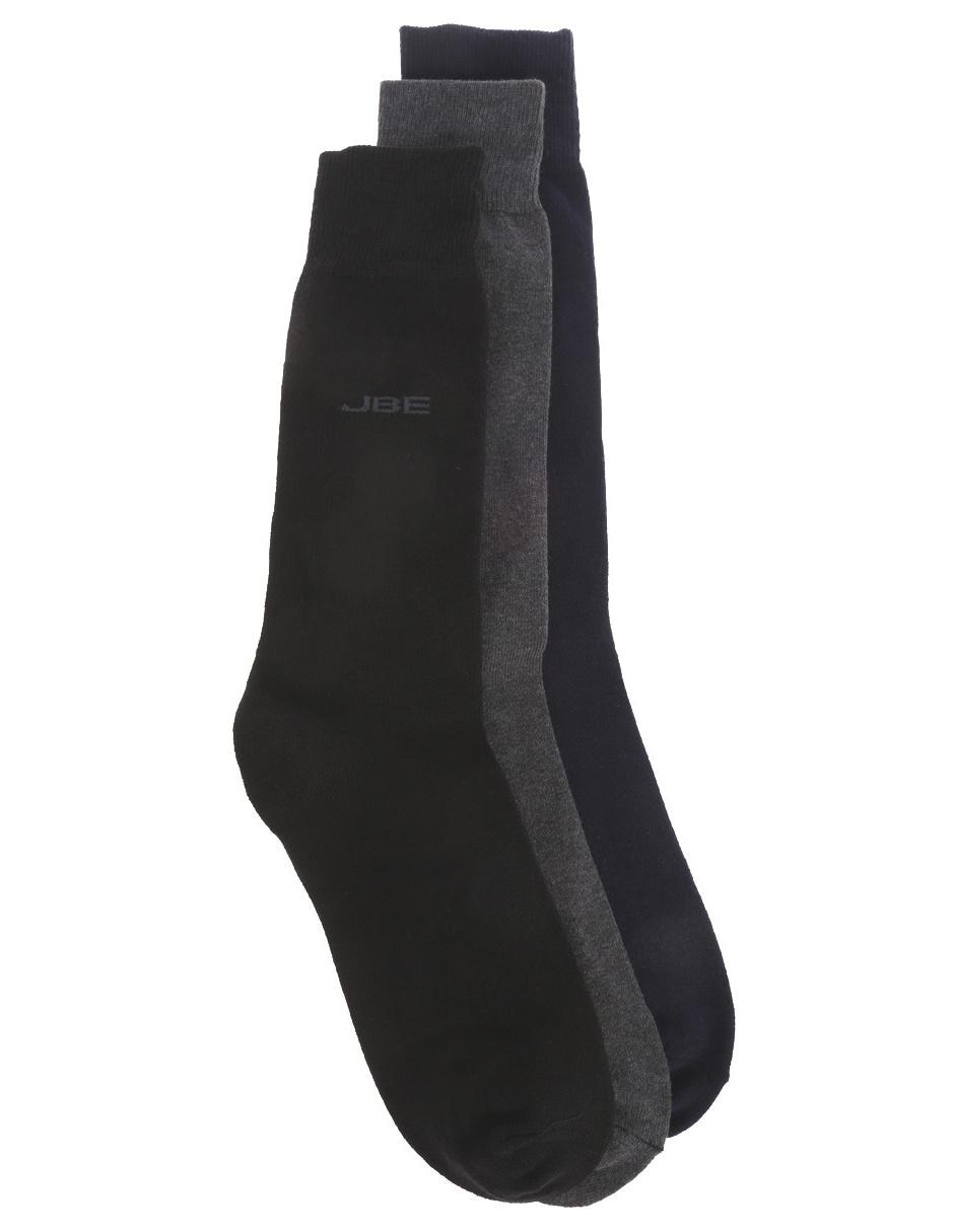 Set de calceta de algodón para hombre 3 pares