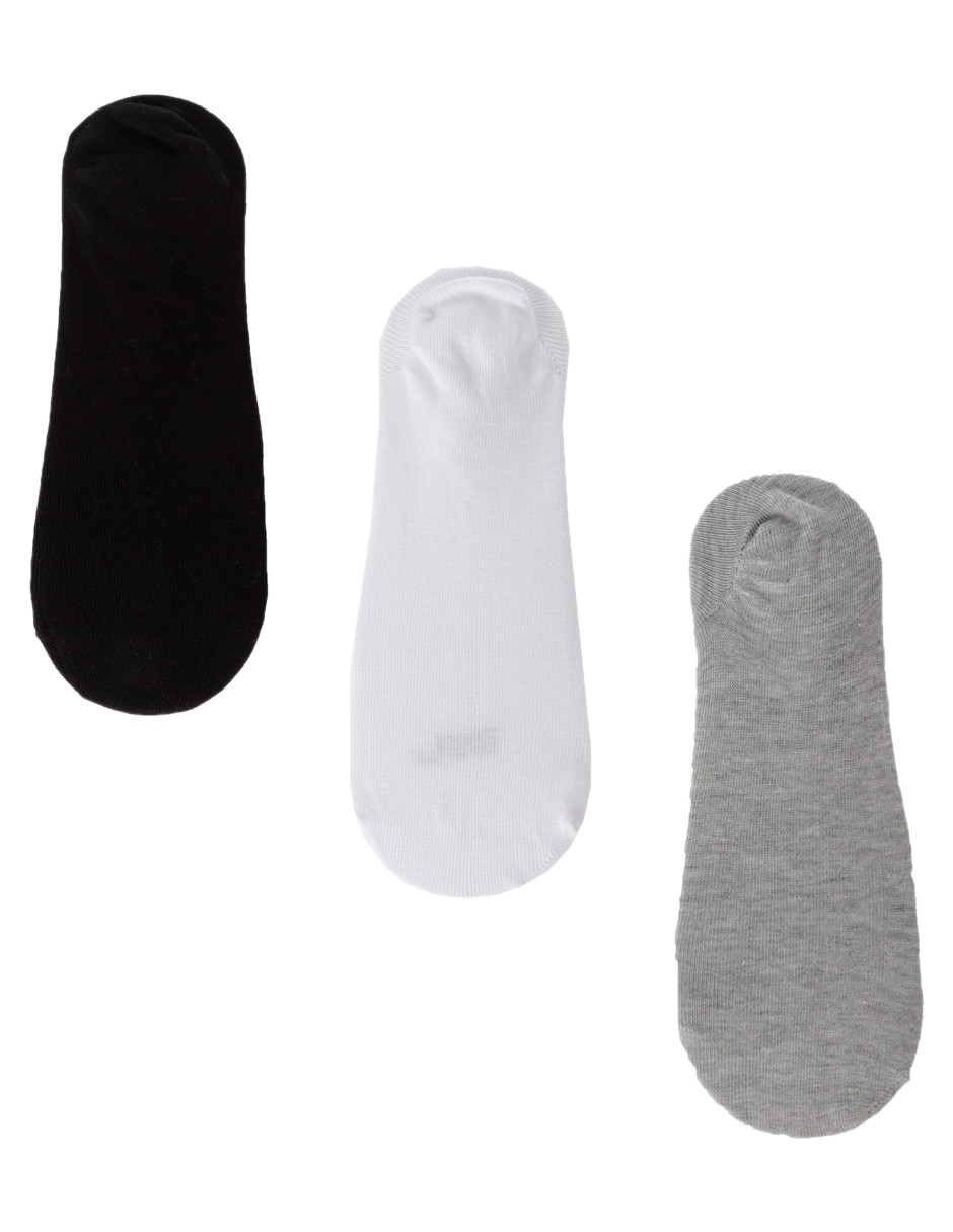 Set de calceta de algodón para hombre 3 pares 2