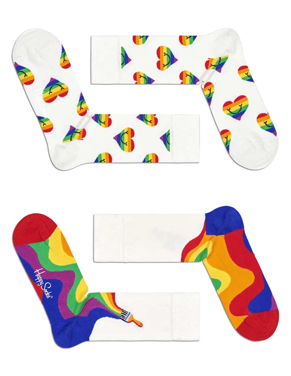 Set de calcetín de algodón para hombre 2 pares 1