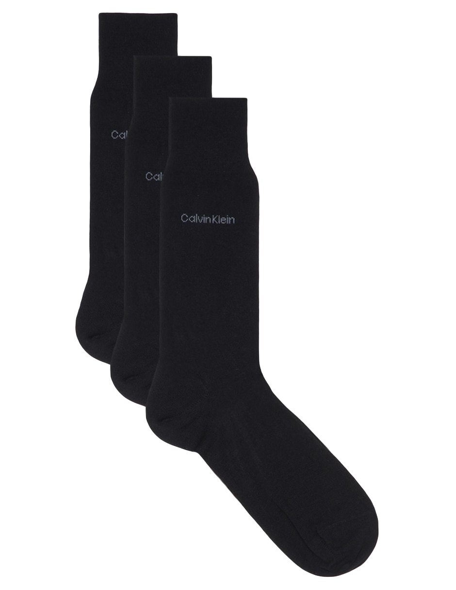 Set de calceta comfort de lino para hombre 3 pares