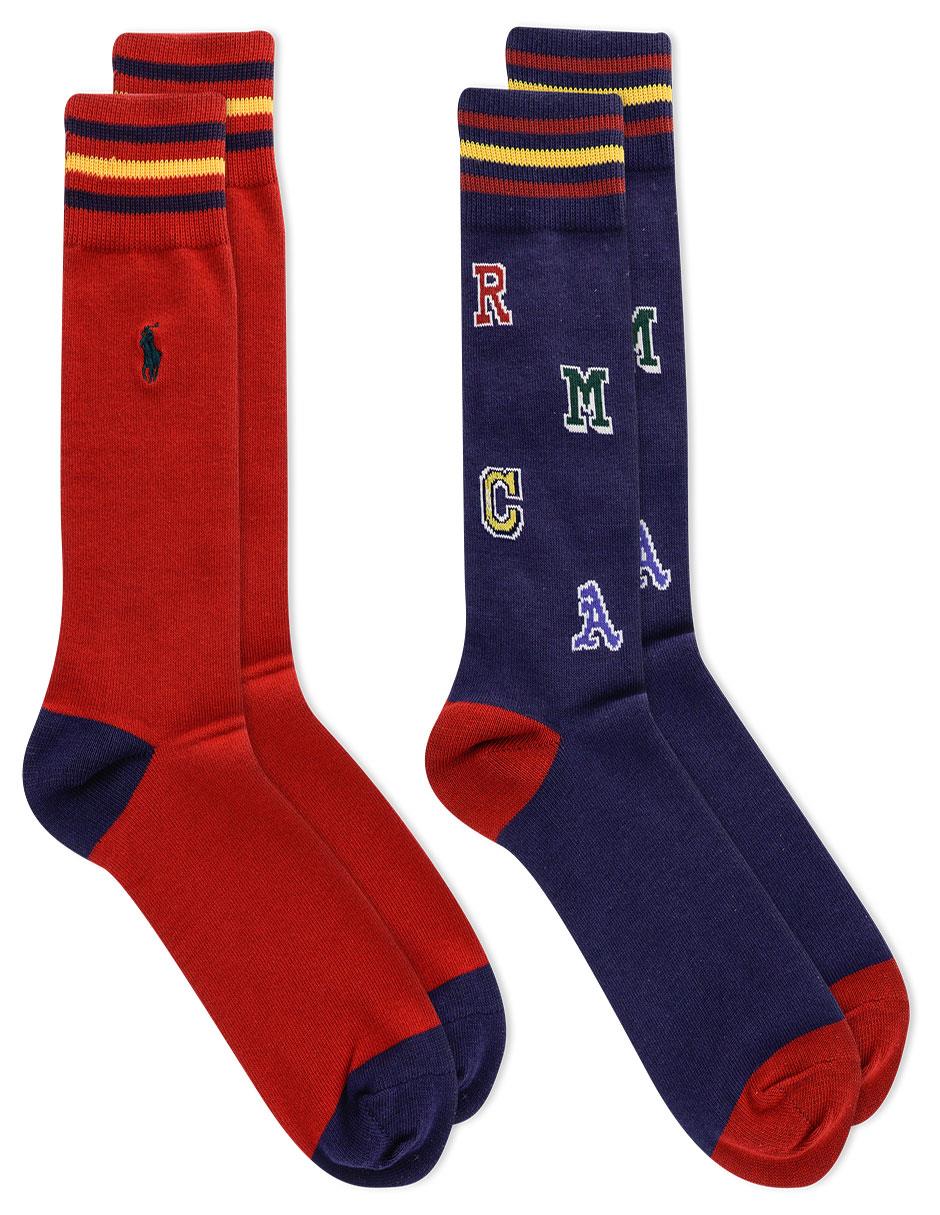 Set de calcetín comfort de algodón para hombre 2 pares