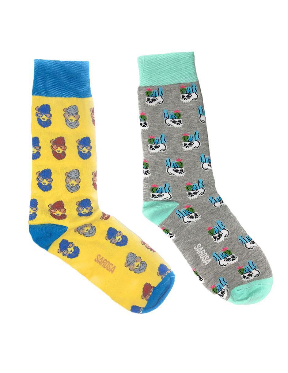 Set de calcetín comfort de algodón para hombre 2 pares 2