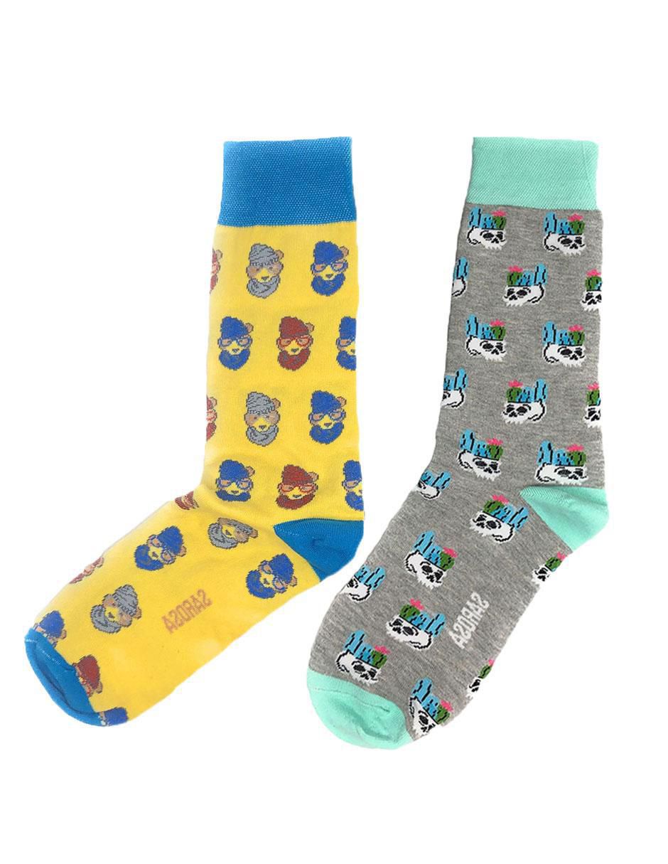 Set de calcetín comfort de algodón para hombre 2 pares 3