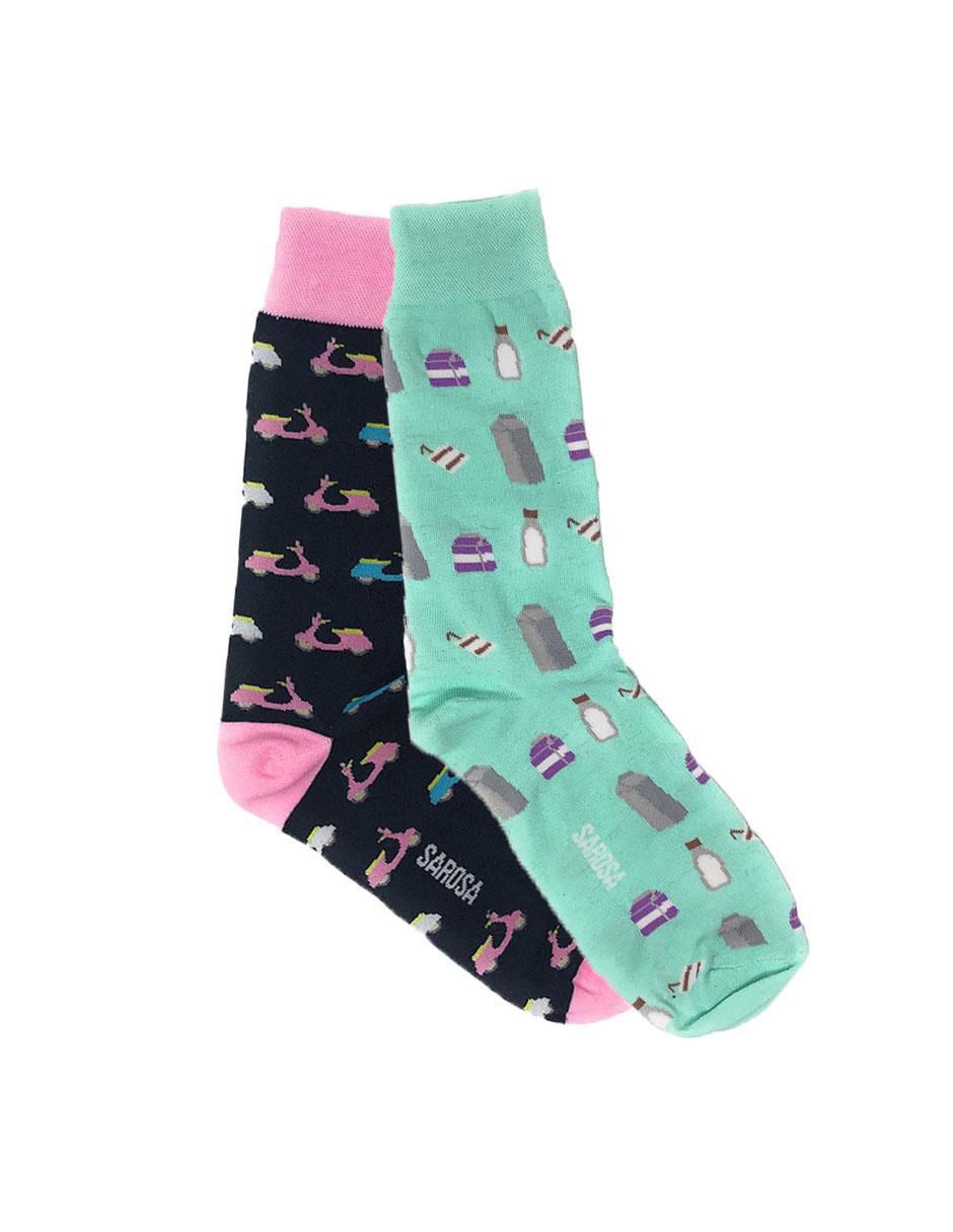Set de calcetín comfort de algodón para hombre 2 pares