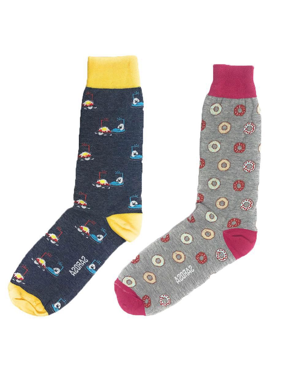 Set de calcetín de algodón para hombre 2 pares 3