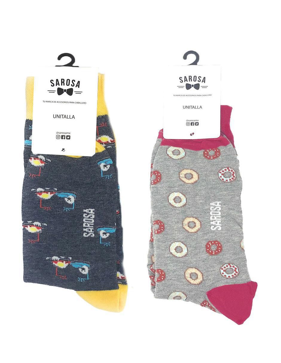 Set de calcetín de algodón para hombre 2 pares 4