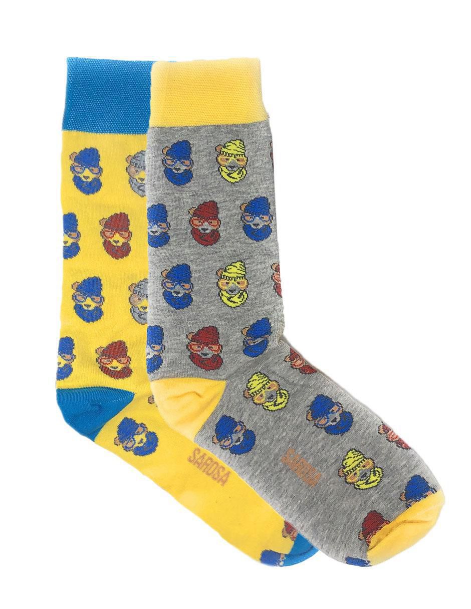 Set de calcetín de algodón para hombre 2 pares