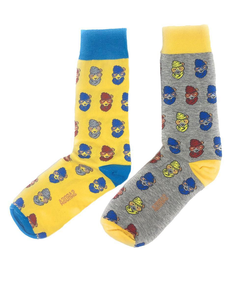 Set de calcetín de algodón para hombre 2 pares 3