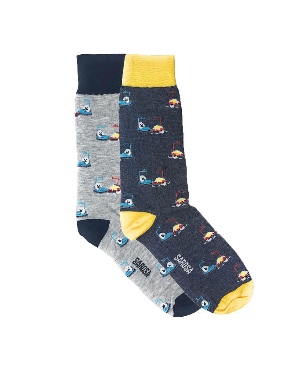 Set de calcetín de algodón para hombre 2 pares