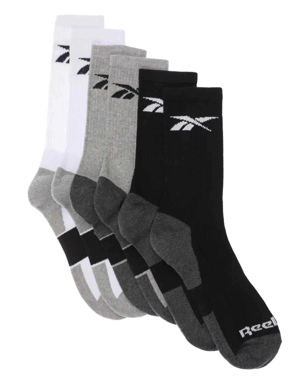Set de calceta comfort de algodón para hombre 6 pares