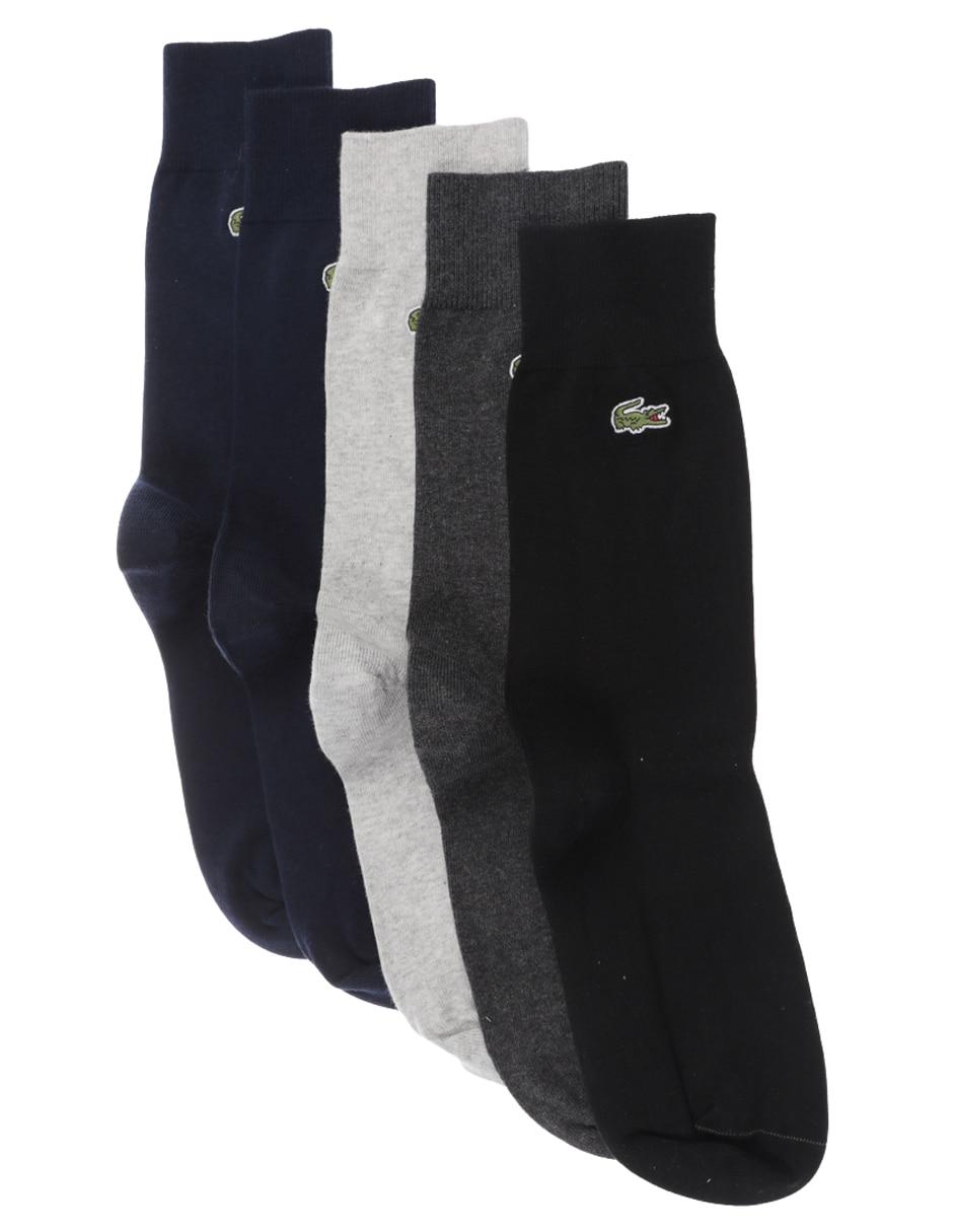 Set de calceta comfort de algodón para hombre 5 pares