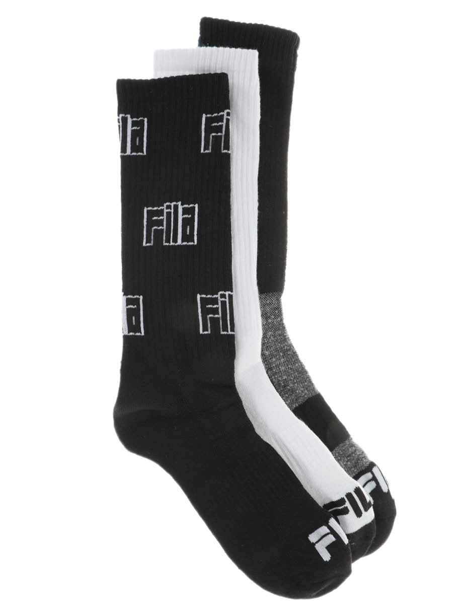 Set de calceta de algodón para hombre 3 pares