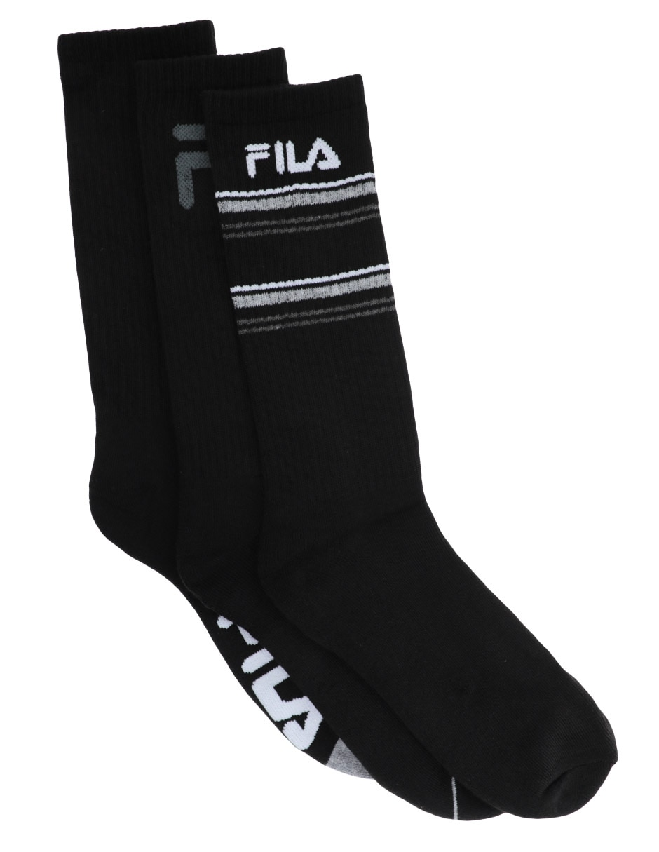 Set de calceta de algodón para hombre 3 pares